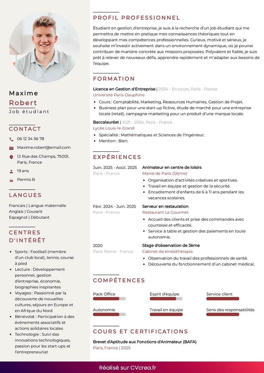 CV Stage / Alternance